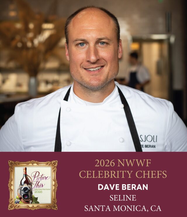 NWWF26 Celebrity Chef highlights! Today we are featuring Dave Beran of SELINE in Santa Monica, California. 
Chef Dave Beran discovered his passion for cooking during a summer job, and quickly rose through the ranks in Chicago kitchens, including mk, Tru and Alinea, where he became chef de cuisine. As executive chef of Next, he created 15 globally inspired menus, earning critical acclaim and multiple 4-Star Chicago Tribune ratings. After moving to Los Angeles, he opened Dialogue in 2017, an intimate tasting-menu restaurant that earned One Michelin Star and Five Stars from Forbes Travel Guide. In 2019, he launched pasjoli, an elevated French bistro recognized by GQ, Esquire, and the James Beard Awards, followed by his newest venture, Seline, an ever-changing 18-course tasting experience in Santa Monica. A three-time James Beard nominee and winner, Dave also balances writing and training for marathons and triathlons.
